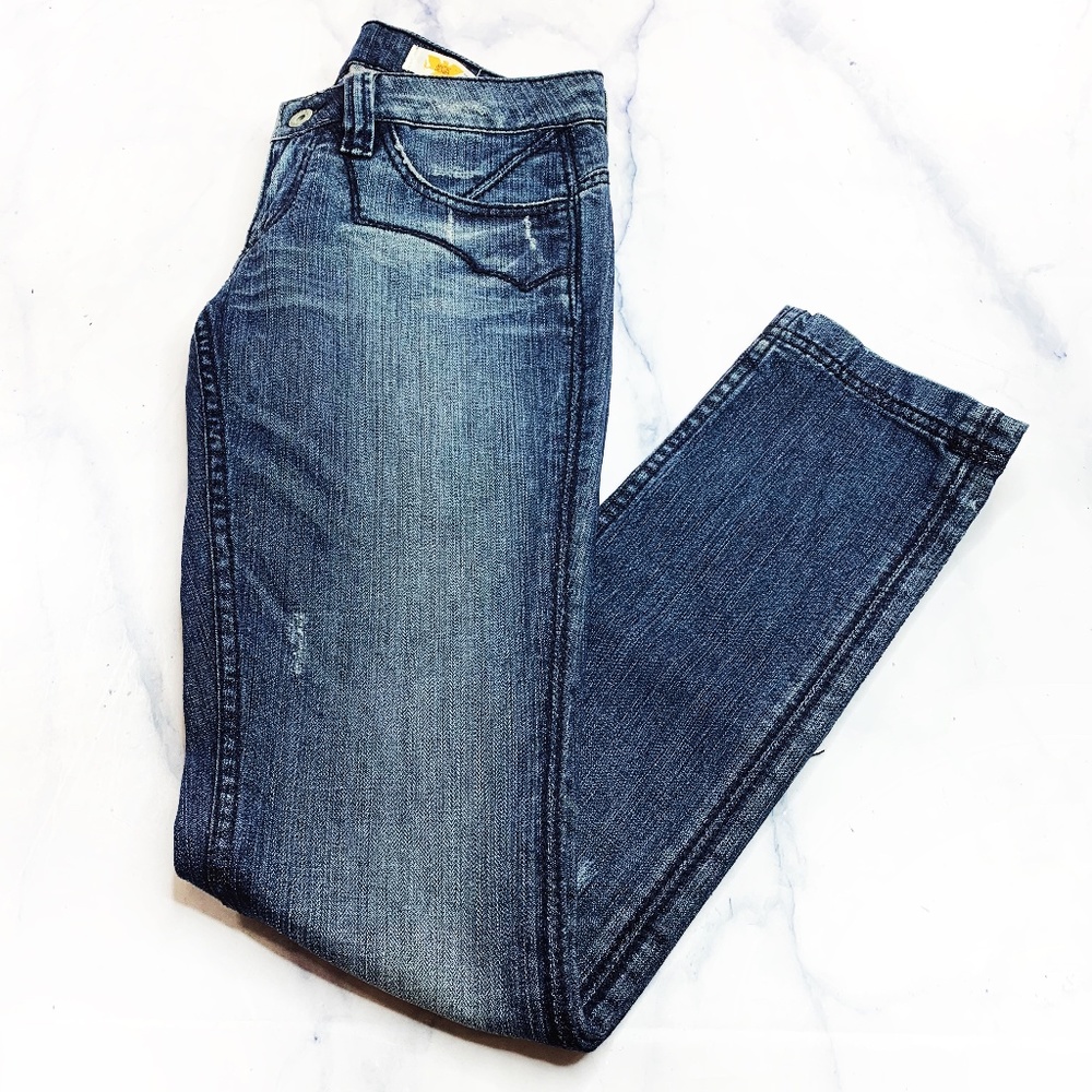 Antik Denim Straight Leg Blue Jeans Denim